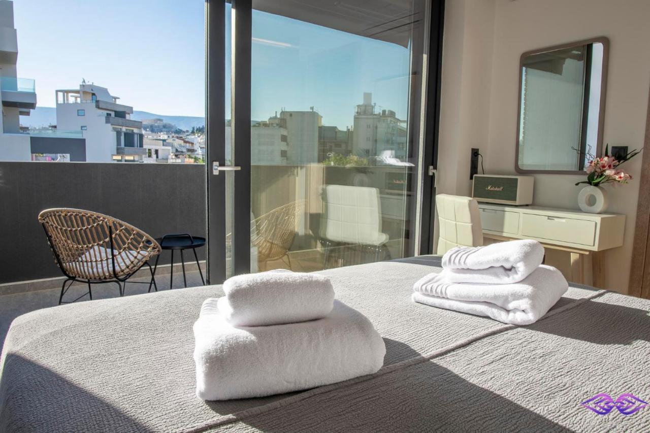 Luxury Penthouse With Acropolis View And Jacuzzi Lejlighed Athen Eksteriør billede