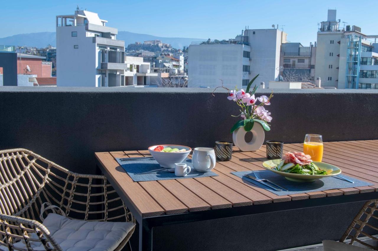 Luxury Penthouse With Acropolis View And Jacuzzi Lejlighed Athen Eksteriør billede